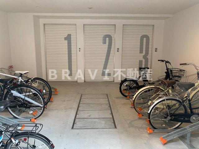 BRAVE北新町（ブレイブキタシンマチ）　BRAVI不動産のその他共用部分|【BRAVE北新町（ブレイブキタシンマチ）】駐輪場