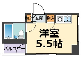 【間取り】 | ホウエイフラット