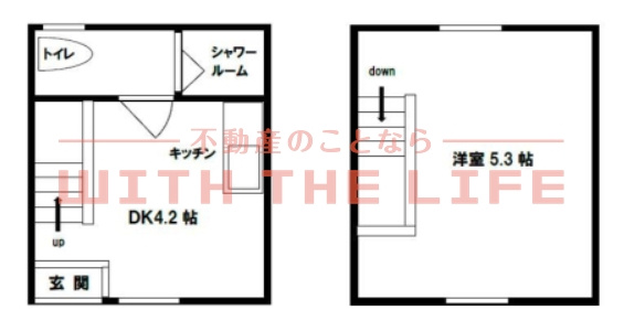 ikka豆津B棟の間取り