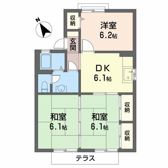 【間取り】 | ファミール前島Ⅱ
