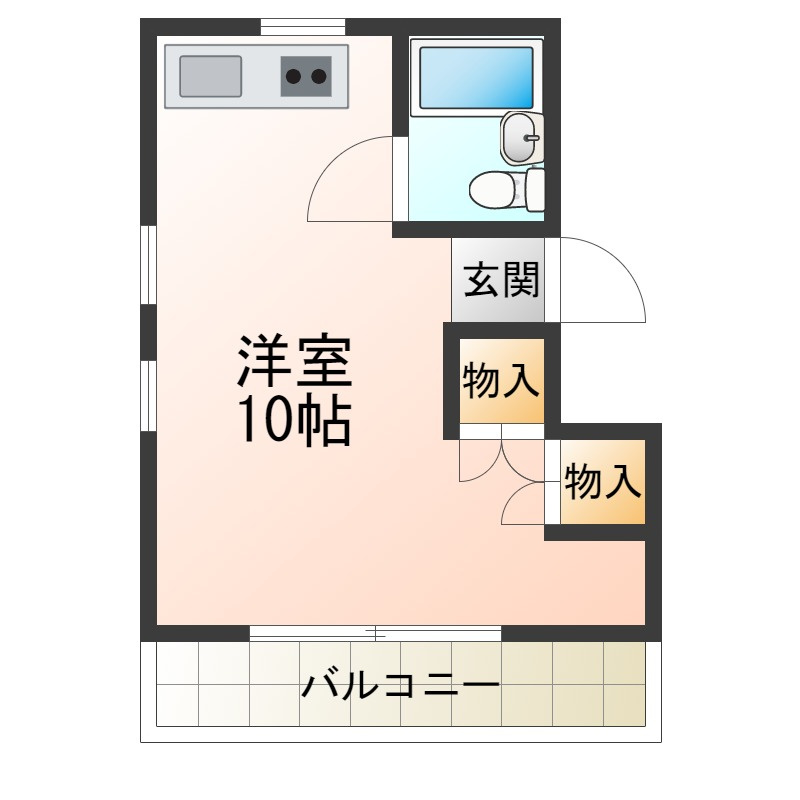 半田コーポの間取り
