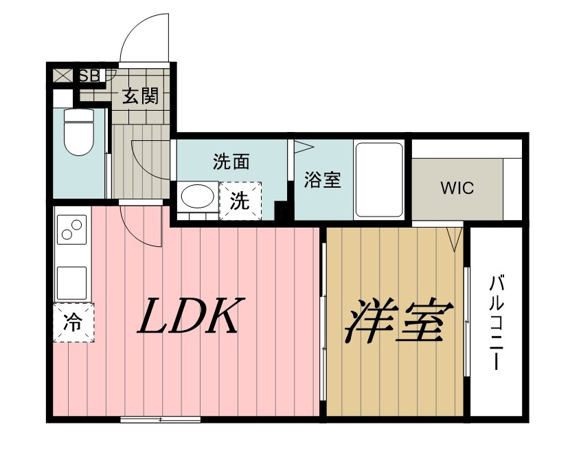 AJ蘇我EastⅣの間取り