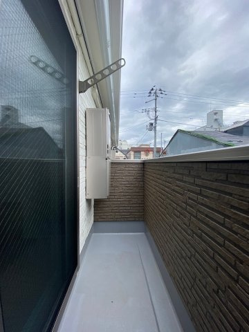 HONU清水町イーストのバルコニー