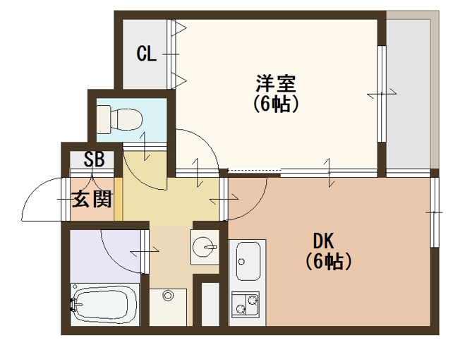 【間取り】 | プライム岸里東