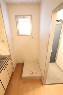 【設備】 | 楠古谷マンション | 室内洗濯機置場