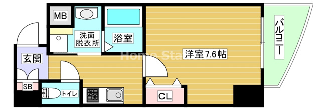 【間取り】 | ジュネーゼみなと弁天町