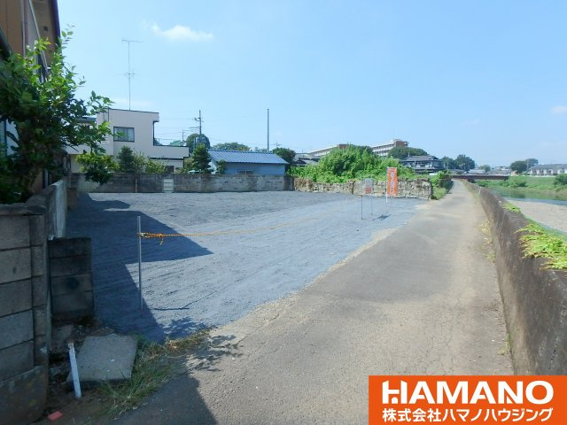 筑西市甲土地 約139坪の前面道路含む現地写真