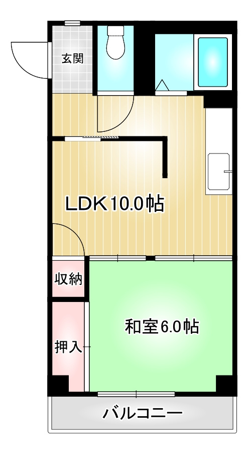 福富ビルの間取り|福富ビル