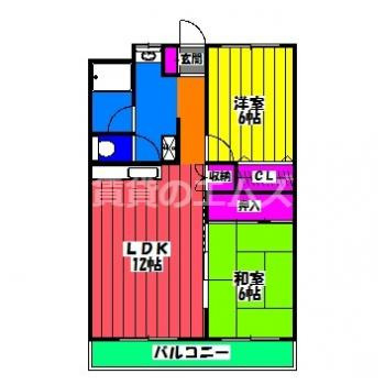 【間取り】 | 第１５博多駅南ＩＲ　ＢＬＤ. | 第１５博多駅南ＩＲ　ＢＬＤ.の間取り