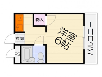 【間取り】 | コスモ深井