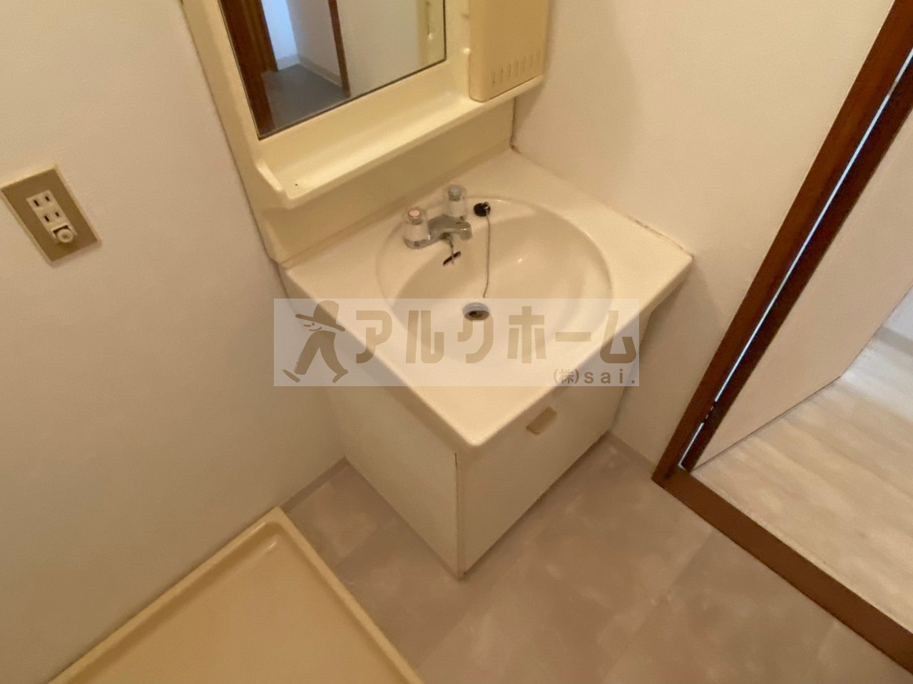 パールハイツ高木の独立洗面台
