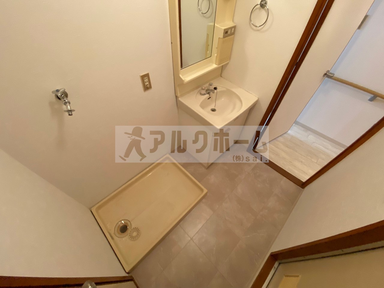 パールハイツ高木の洗面所