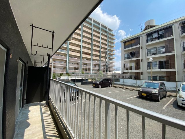 パールハイツ高木のバルコニー