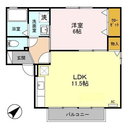 【間取り】 | グリーンパーク木村Ⅲ | グリーンパーク木村