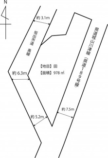 【土地図】 | 坂出市川津町　売地