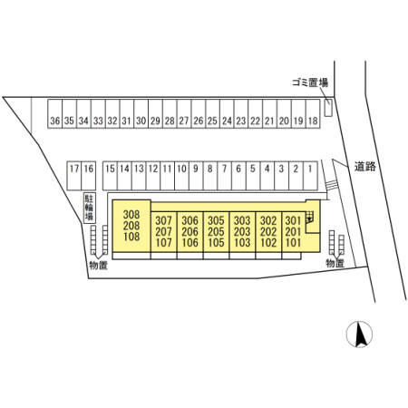 ミクストⅡの区画図