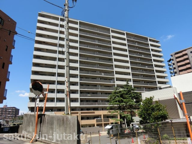 プラウド津田沼ガーデンフロントハウスの外観|プラウド津田沼ガーデンフロントハウス　１２階部分　南向きバルコニー　オープンポーチ　ペット飼育可　平成１８年建築　管理体制良好