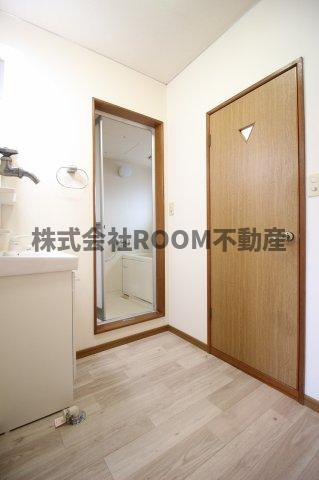 グリーン若葉の洗面所|スペースが確保できる洗面所です