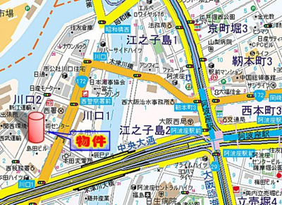 【地図】 | サムティ阿波座Lusso