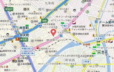 【地図】 | レオンヴァリエ大阪ベイシティⅡ