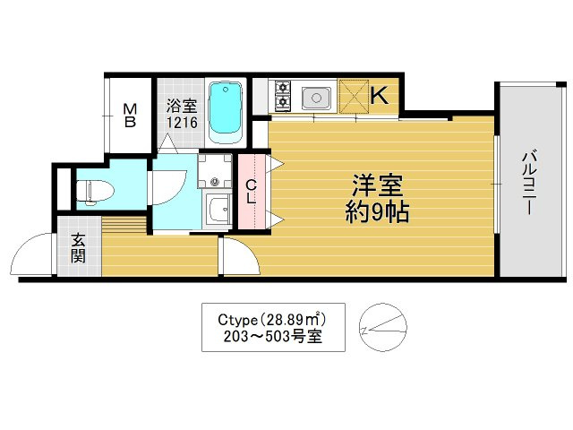 WOB HANATENの間取り