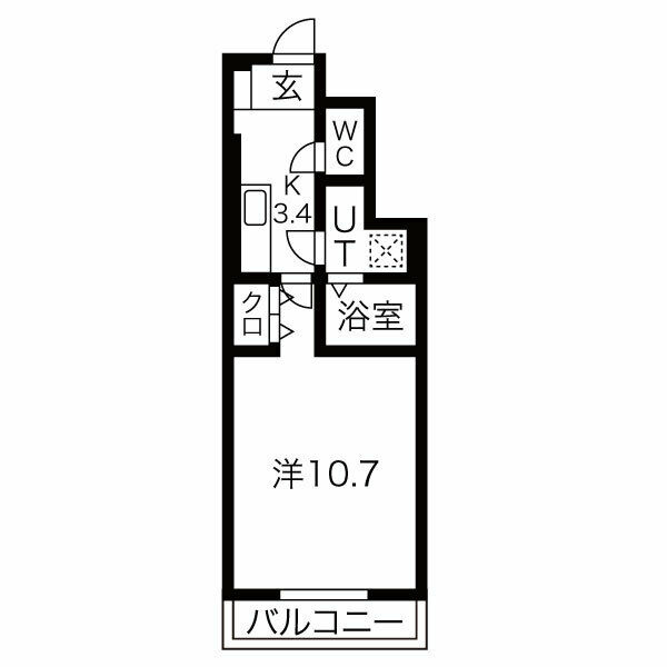 HONU清水町ウエストの間取り