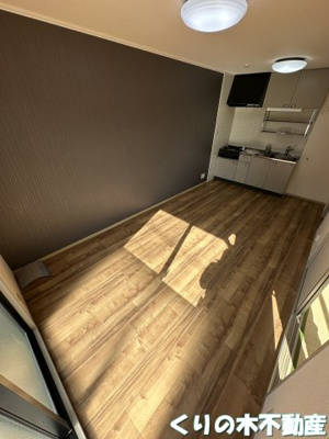 【居間・リビング】 | ファミール山岡　B棟 | 反転タイプのお部屋です（現況を優先します）