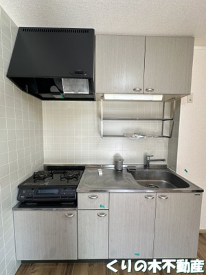 【キッチン】 | ファミール山岡　B棟 | 反転タイプのお部屋です（現況を優先します）