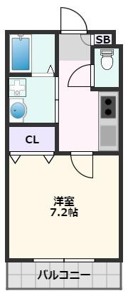 【間取り】 | プルメリア東正雀