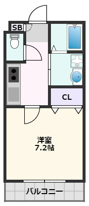 【間取り】 | プルメリア東正雀