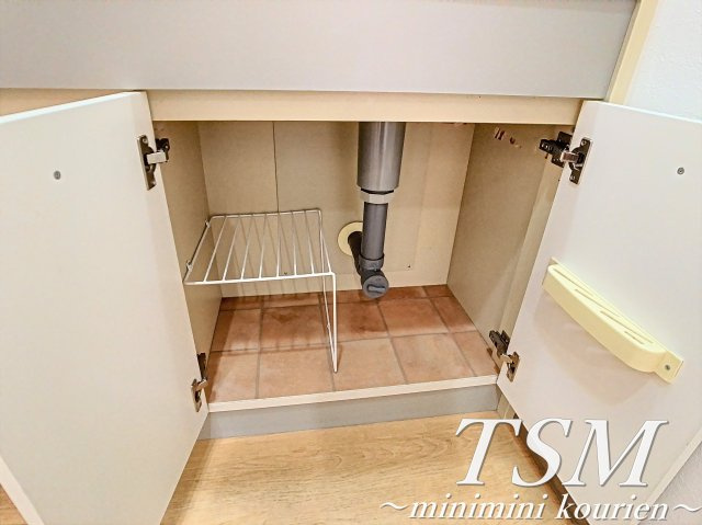 グラスヒルズのキッチン|シンク下の収納スペース