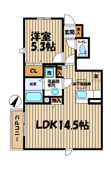【間取り】 | ドルチェ鎌倉