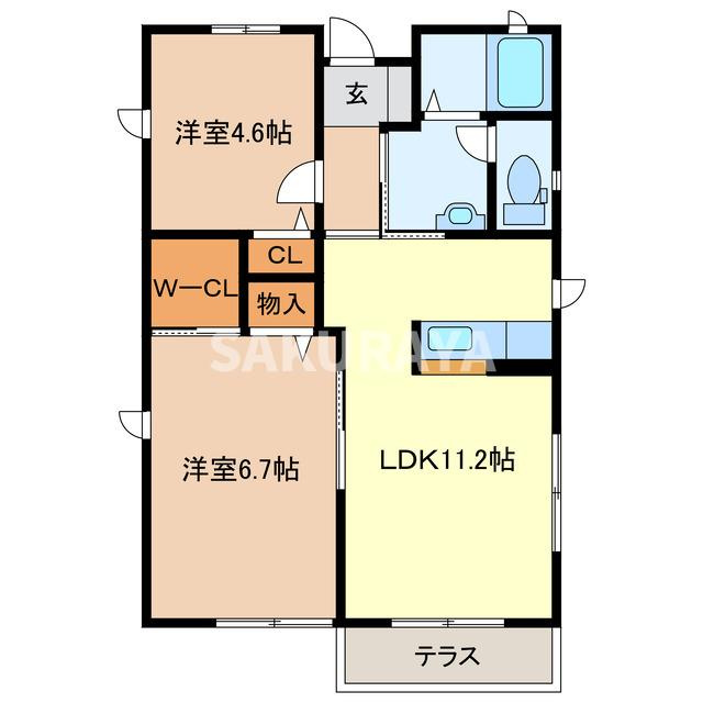 オーロ・ファーレの間取り
