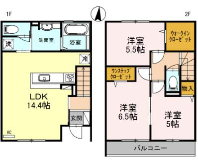 オースタートレニアの間取り