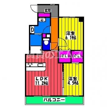 【間取り】 | サン　ラルーチェ博多南 | サン　ラルーチェ博多南の間取り