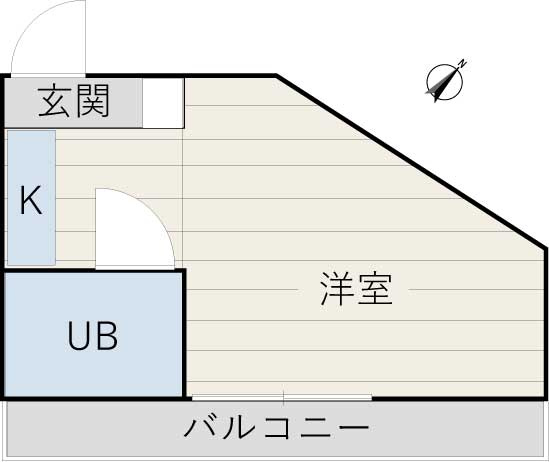 【間取り】 | ドムール新北野