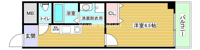 【間取り】 | レジデンス鷺洲