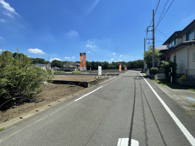 【前面道路含む現地写真】 | 仲介手数料無料　日野市新町4丁目　土地3区画　No.9