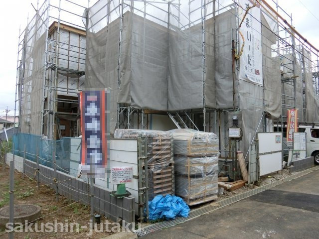 八千代台東５丁目　新築戸建の外観|４ＬＤＫ　高台　土地３７坪　建物３３坪　ゆったりサイズです。