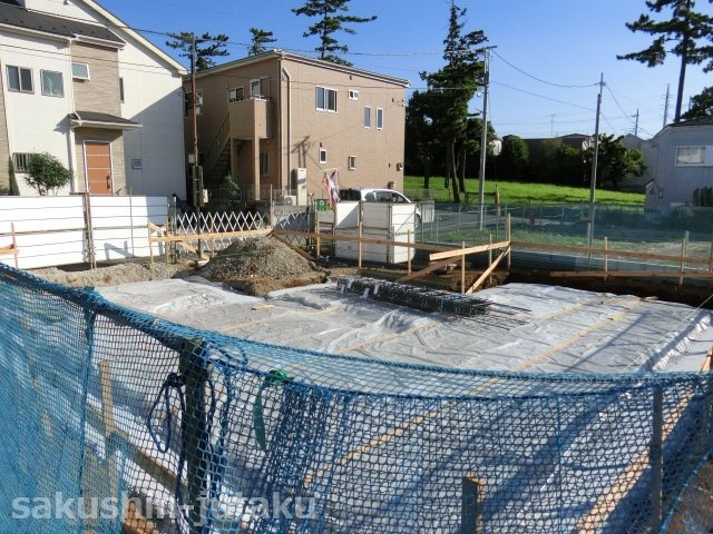 八千代台東５丁目　新築戸建の外観|八千代台東５丁目　新築戸建　ゆったり土地３７坪・建物３３．８坪　東南側道路面につき陽当り良好　八千代台東小学校区　令和３年９月完成予定　