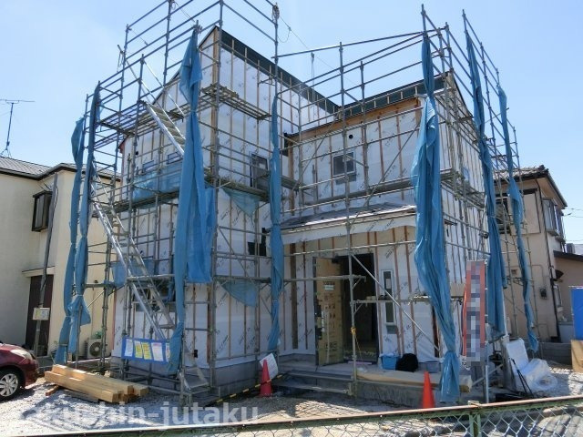 作新台８丁目　新築戸建の外観|作新台８丁目　新築戸建　土地４７．９坪・建物ゆったり３４坪　令和３年９月完成予定　作新小学校まで徒歩６分の立地