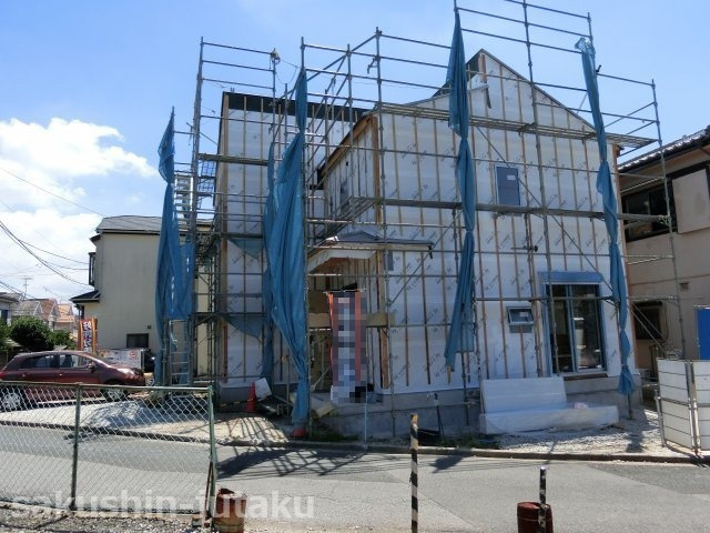 作新台８丁目　新築戸建の外観|作新台８丁目　新築戸建　土地４７．９坪・建物ゆったり３４坪　令和３年９月完成予定　作新小学校まで徒歩６分の立地
