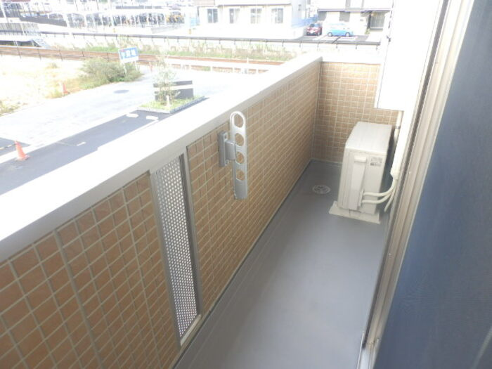D-room寺家駅前A・B　A棟Aのバルコニー