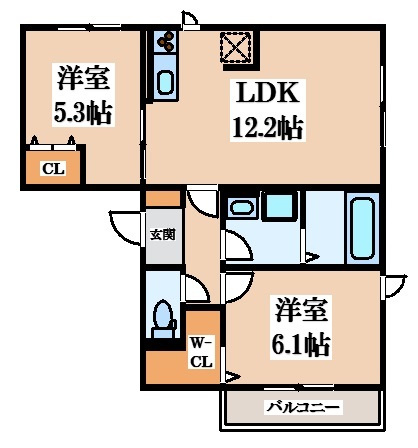 【間取り】 | D-roomミッドリバー