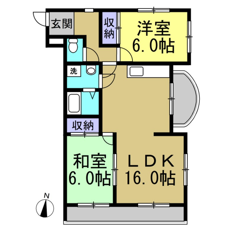 セントラル宮本の間取り