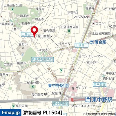 【地図】 | ヴィエント東中野
