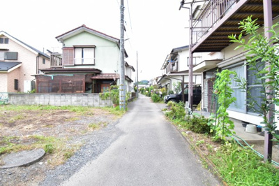 【前面道路含む現地写真】 | 日の出町平井　売地 | 閑静な住宅地