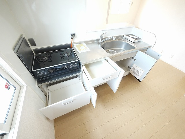 タウン ビビ　Ｄ棟のキッチン