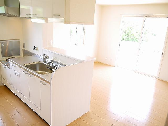 タウン ビビ　Ｄ棟のキッチン|お料理しやすいキッチンです