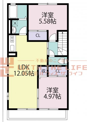 ハピネスさくら【キャッシュバック対象物件】の間取り